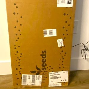 Little seeds changing table topper- black